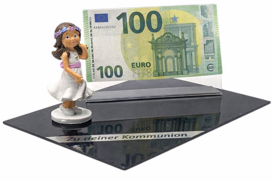 Geldgeschenk zur Kommunion – kreative Geschenkidee mit Figur