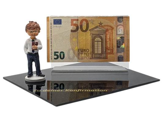 Geldgeschenk zur Konfirmation – kreative Geschenkidee mit Figur